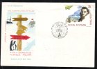 POLAR PHILATELY, PENGUINS, 1990, SPECIAL COVER, OBLITERATION CONCORDANTE, ROMANIA - Pinguïns & Vetganzen