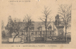 58 - SAINT AMAND EN PUISAYE  - CPA -  Le Chateau - Attelage - Saint-Amand-en-Puisaye