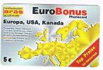 GERMANIA (GERMANY) - ARAS    (REMOTE) -  EURO BONUS: MAP        -  USED - RIF. 5881 - GSM, Voorafbetaald & Herlaadbare Kaarten