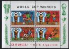 NORTH KOREA World Cup-78+space Sheetlet Of 4 Stamps MNH - Autres & Non Classés