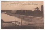 CPA LE CHESNE, RESERVOIR DE BAIRON A LA GRANDE DIGUE, ETANG, LIBRAIRIE L. PAGE - LE CHESNE, ARDENNES 08 - Le Chesne