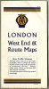 Msc356 AA Road Map, London And West End, 1963, Good Condition - Wegenkaarten