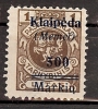 MEMEL Mi 134* - Memelland 1923