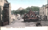 FRITHS PC: MARKET HOUSE & CASTLE, DUNSTER, SOMERSET ~ ANIMATED Pu1904 - Andere & Zonder Classificatie