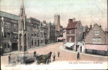 GLASTONBURY SHOWING CROWN HOTEL, SOMERSET ~ NICELY ANIMATED ~ Pu1904 ~ Loc. Publ - Sonstige & Ohne Zuordnung