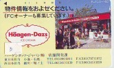 Télécarte Japon * GLACE HÄAGEN-DAZS  (3) ICE * Japan Phonecard * EIS Telefonkarte * Jewish - Polish - Alimentation