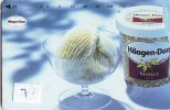 Télécarte Japon * GLACE HÄAGEN-DAZS  (7) ICE * Japan Phonecard * EIS Telefonkarte * Jewish - Polish - Alimentation