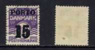 DANEMARK - PORTO / 1934 TIMBRE TAXE # 36 Ob.  (ref T1157) - Postage Due