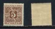 DANEMARK - PORTO / 1921-1927 TIMBRE TAXE # 11 * (ref T1190) - Strafport