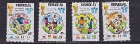 SENEGAL N°495/498 ** - COUPE DU MONDE DE FOOT - Cote 3.35 € - 1978 – Argentina