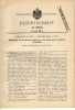 Original Patentschrift - J. Stumpf In Colonie Balz B. Vietz / Witnica , 1900 , Schiebefenster , Fenster , Fensterbau !!! - Architecture