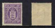 DANEMARK - SERVICE / 1915-1924 TIMBRE DE SERVICE # 18 * / COTE 28.00 EUROS (ref T1216) - Officials