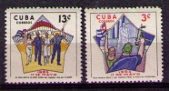 CUBA  1963 - FIESTA DEL TRABAJO - YVERT Nº 667-668 - Ungebraucht