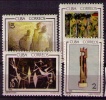 CUBA  1965 - OBRAS DE ARTE DEL MUSEO NACIONAL  - YVERT Nº 831-834 - Ungebraucht