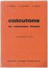 LIVRE SCOLAIRE : A. GODIER M. GAULTIER A. DONNET : CALCULONS EN NOUVEAUX FRANCS 1960 - 6-12 Anni