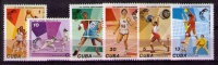 CUBA  1978 - JUEGOS DEPORTIVOS  - YVERT Nº  2062-2065 Y Av 288-289 - Nuovi