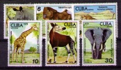 CUBA  1978 - MAMIFEROS DEL ZOO DE LA HABANA  - YVERT Nº  2081-2084 Y AV 304-305 - Nuevos