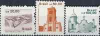 1987 BRESIL 1844-46** Patrimoine, église - Unused Stamps