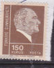 TURQUIE N° 2044 150 K BRUN CLAIR S ROSE SÉRIE COURANTE ATATURK - Unused Stamps