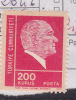 TURQUIE N° 2046 200 K ROUGE S ORANGE PALE SERIE COURANTE ATATURK - Unused Stamps