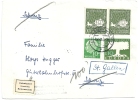 Retournierter Brief  Hamm - Basel - St.Gallen           1957 - Cartas & Documentos