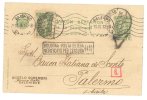 1888 GRECIA CARD INTERO POSTALE Postal-stationary 1902 SALONICCO - Postal Stationery