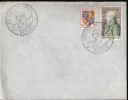 A146 - Journée Du Timbre 20/03/1954 à Rennes - Lavalette, Contrôleur Des Postes - Temporary Postmarks
