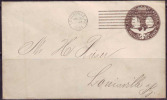 U S A - COLUMBUS   TEN  Cents  -  EXPO  - POST STATIONERY - LOUISVILLE - 1894 - Christophe Colomb