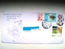 Registered Cover Sent  To Lithuania, Bird Oiseaux, Brasiliana '93, Flowers, Agramonte - Storia Postale