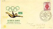Australien-Melbourne 1956. XVI, Olympiade, Presse (4.156) - Briefe U. Dokumente