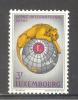 (SA0364) LUXEMBOURG, 1967 (50th Anniversary Of The Lions International Club). Mi # 750. MNH** Stamp - Unused Stamps