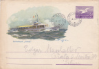 BIRDS, HIDROBUS, AND OTHER BOATS, 3X, 1961, COVER STATIONERY, ENTIER POSTAL, SENT TO MAIL, ROMANIA - Meeuwen