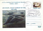 WHALE, BLEINE, 2004, COVER STATIONERY, ENTIER POSTAL, OBLITERATION CONCORDANTE, ROMANIA - Walvissen