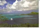 LAGON ET ILE DE TOOPUA A BORA BORA ,VOILIER,COLORISEE    REF 26379 - Französisch-Polynesien