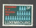 (3358) LUXEMBOURG, 1970 (Census). Mi # 811. MNH** Stamp - Unused Stamps