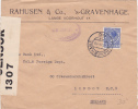 Gravenhage 1940 - Lettre Letter Brief Censor Censure - WW II Guerre - Cartas & Documentos