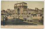 MARSEILLE -  La Place D´Aix Et L´Arc De Triomphe - Animated  UNUSED CPA - Parken En Tuinen