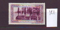 FRANCE. TIMBRE. CINDERELLA. VIGNETTE. BELLE FRANCE. PARIS.............ERMENON VILLE - Tourism (Labels)
