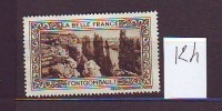 FRANCE. TIMBRE. CINDERELLA. VIGNETTE. BELLE FRANCE. PARIS.............FONTGOM BAULT - Turismo (Vignette)