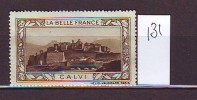 FRANCE. TIMBRE. CINDERELLA. VIGNETTE. BELLE FRANCE. PARIS..........CALVI - Tourism (Labels)