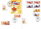 Lot De 6 Enveloppes Illustrées URSS-50 Let-Lenine-1968 - Lettres & Documents