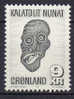 Greenland 1977 Mi. 103   9.00 Kr Kunsthandwerk Maske (Cz. Slania) MNH** - Unused Stamps