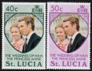 ST.LUCIA   Scott # 349-50**  VF MINT NH - St.Lucia (...-1978)