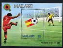 Malawi ** Bloc N° 60 - "Espana 82" Coupe Du Monde De Foot - Malawi (1964-...)