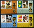 Bhoutan ** N° 558 à 561 Chacun Avec Vignette - "Espana 82" Coupe Du Monde De Foot - Bhoutan