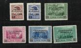 MONTENEGRO TEDESCA CETTIGNE 1944 SOPRASTAMPATI SURCHARGE SERIE COMPLETA COMPLETE SET MNH - Montenegro