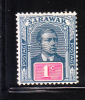 Sarawak 1918-23 Sir Charles Vyner Brooke 1c MLH - Sarawak (...-1963)