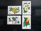 Cyprus Turkey - 1982 - Mi.Nr.110-13 - MNH** - Wild Flowers - Flora - Complete Set Of 4 - Nuovi