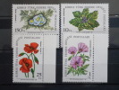 Cyprus Turkey - 1981 - Mi.Nr.101-104 - MNH** - Wild Flowers - Flora - Complete Set Of 4 - Nuovi