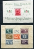 Hungary 1938 3 Sheets Complete Year Of Blocks Mi 2-4 MH Cv 150 Euro - Unused Stamps